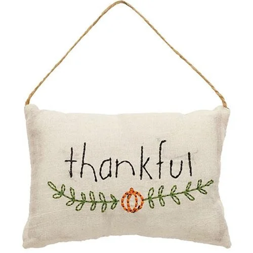 Thankful Pillow Ornament