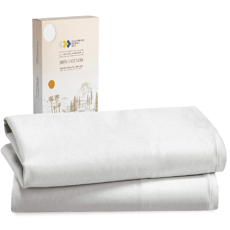 Pillowcase Pair - 100% Cotton Sateen - Everyday Soft