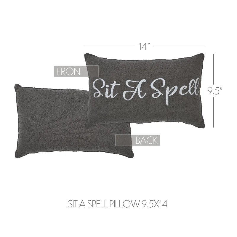 Finders Keepers Sit A Spell Pillow 9.5x14