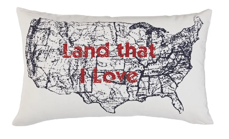 Land That I Love Pillow Cover - 12X20 Set of 2 Park Designs