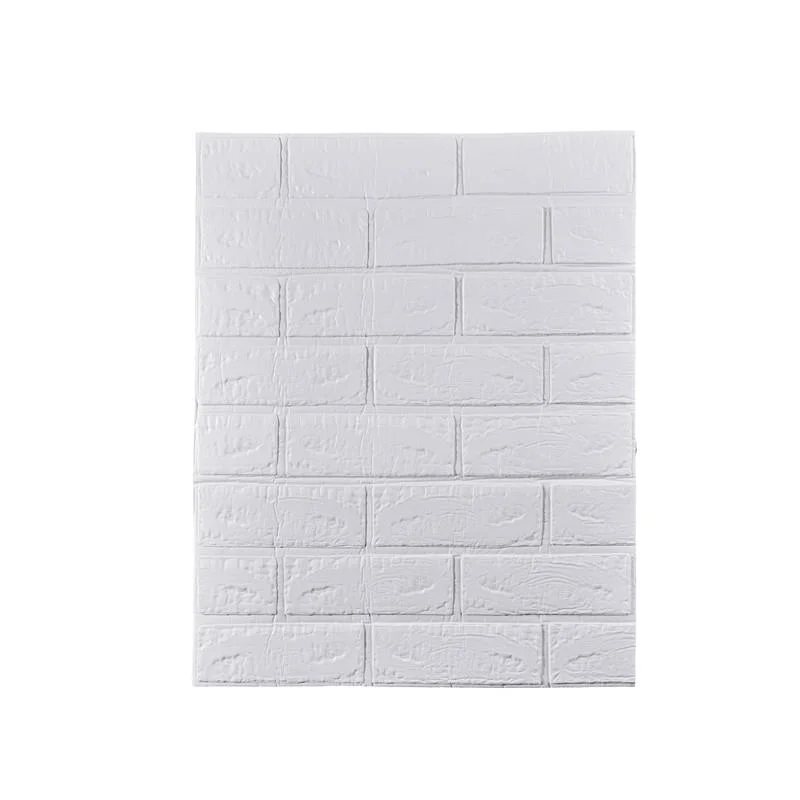 Foam Sheet - Brick Pattern - White - 24In X 19.3In - 61Cm X 49Cm -