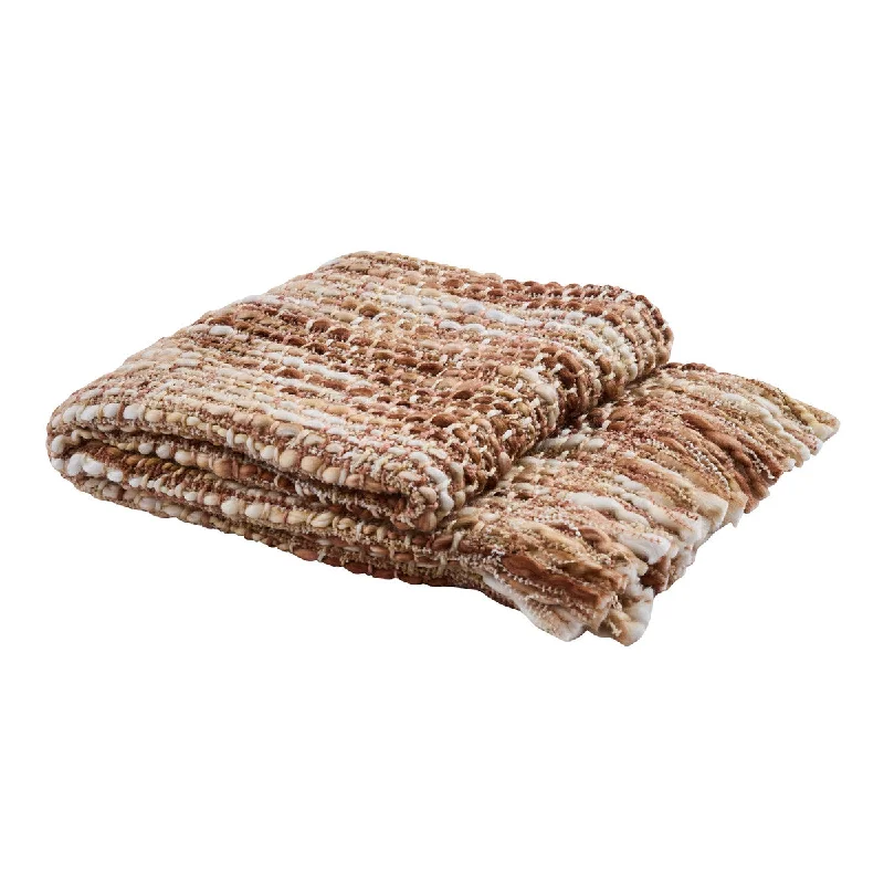 Chunny Throw - Cocoa Set of 2  Park Designs