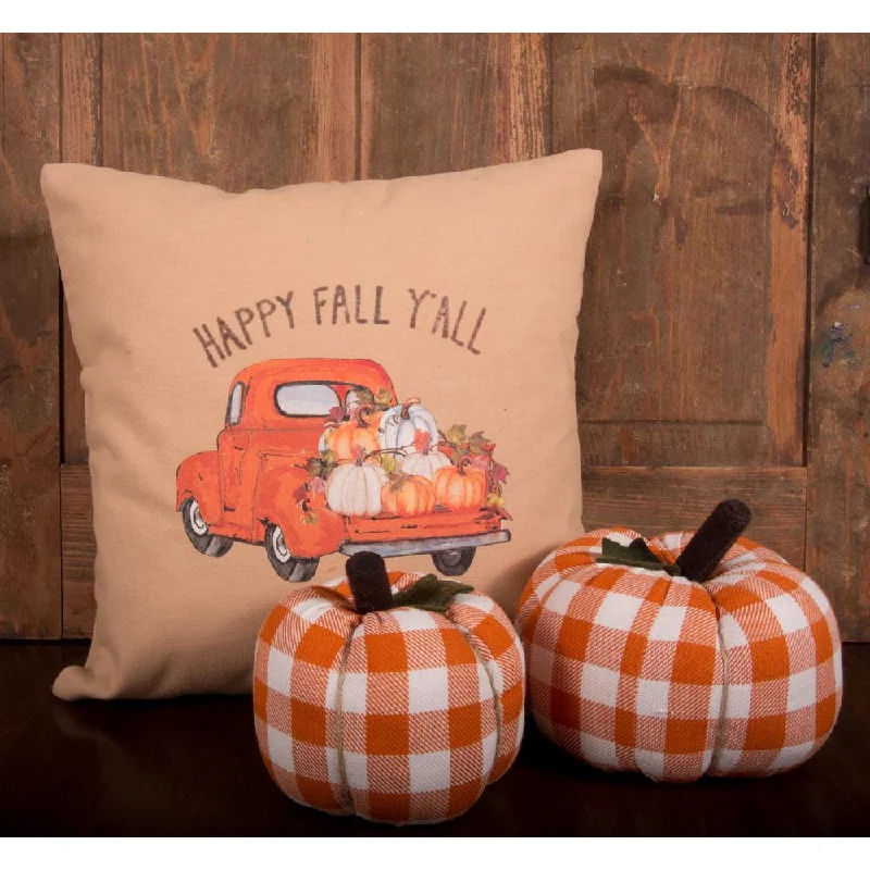 Happy Fall Y'All Truck Pillow PLKH0312