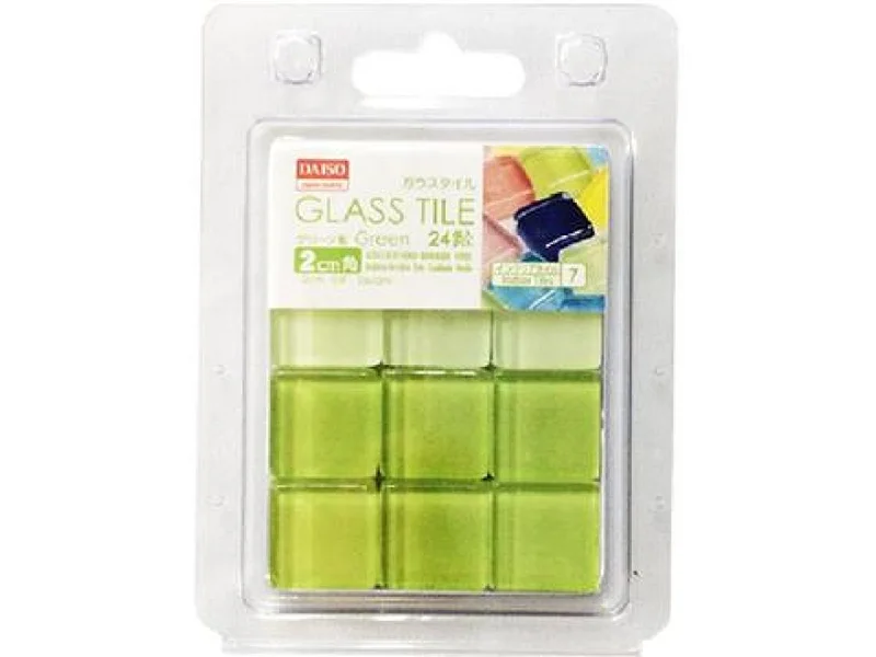 Glass Tile 2Cm Green