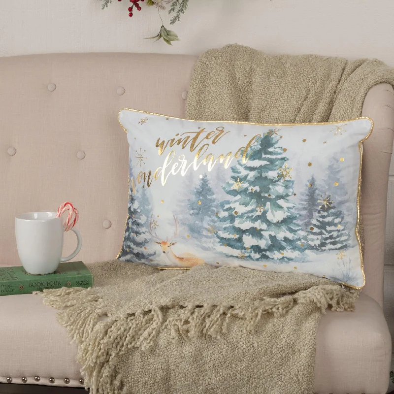 Winter Wonderland Pillow 14x22 VHC Brands