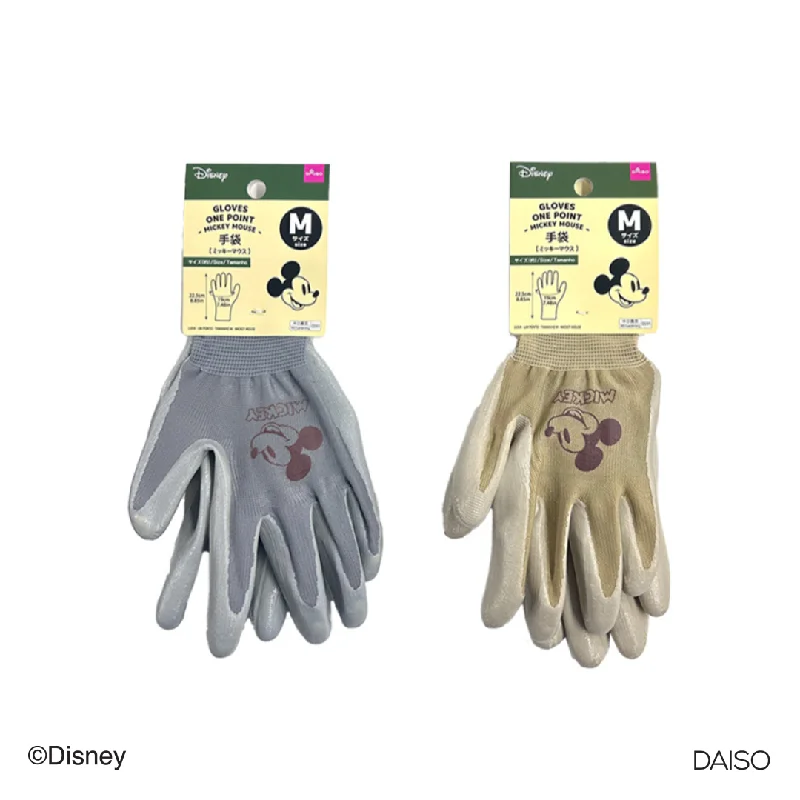 Gloves One Point Mickey Mouse M