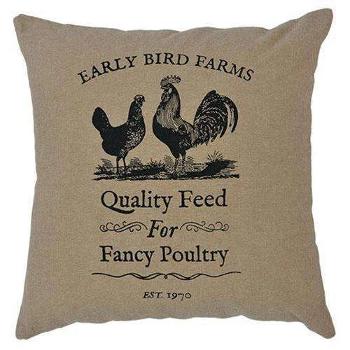 Fancy Poultry Pillow, 16"