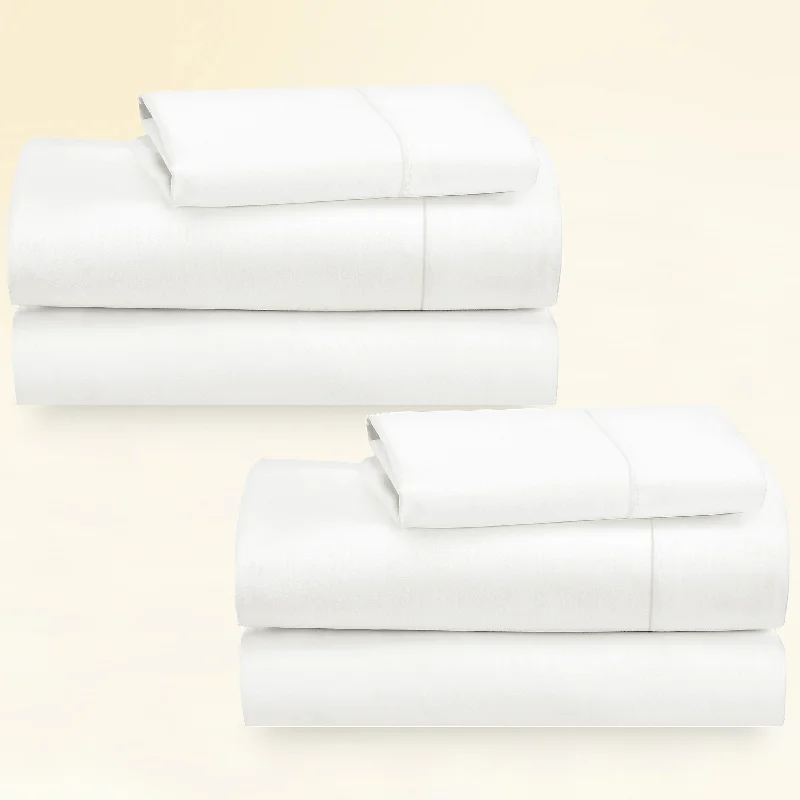 2-Pack Sheet Sets - 400 Thread Count 100% Cotton Sateen - Dream Comfort