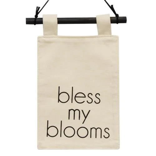 Bless My Blooms Mini Fabric Wall Hanging