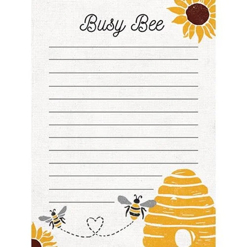 Busy Bee Mini Notepad