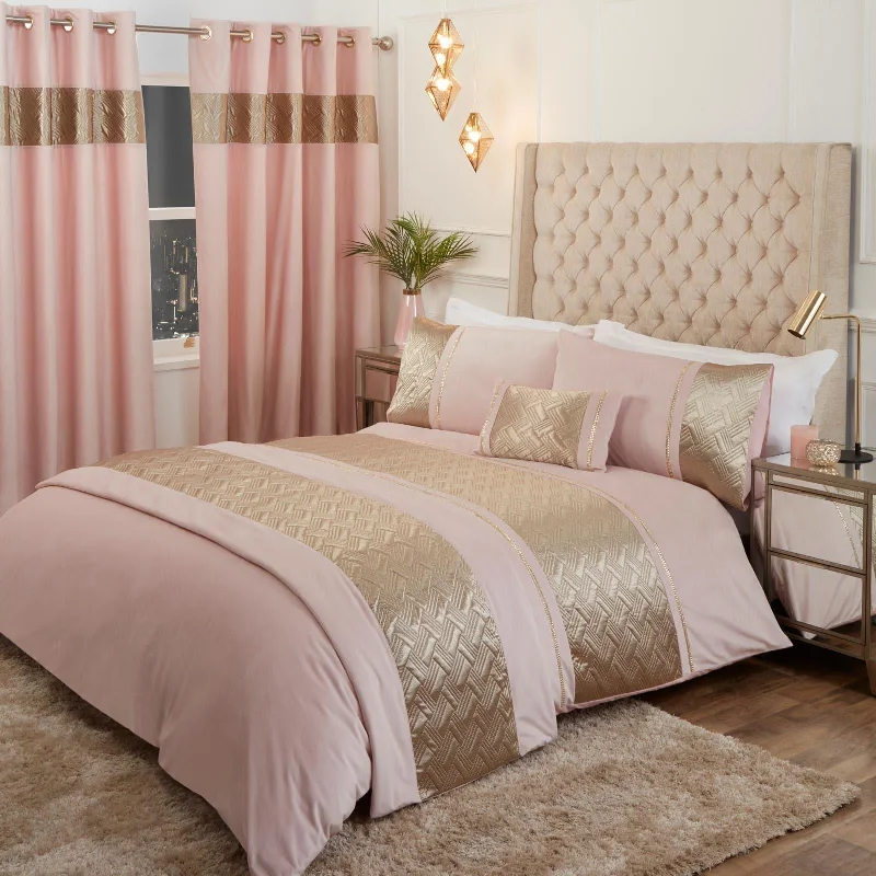 Capri Duvet Cover Set Blush