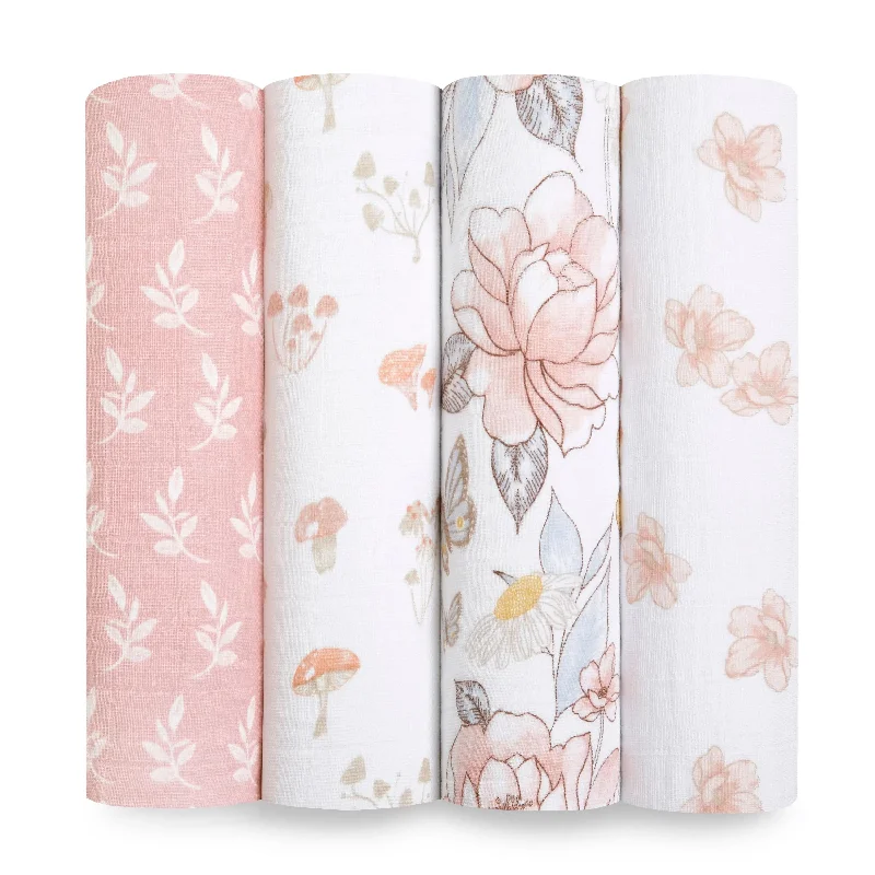 Cotton muslin 4-pack "Earthly"