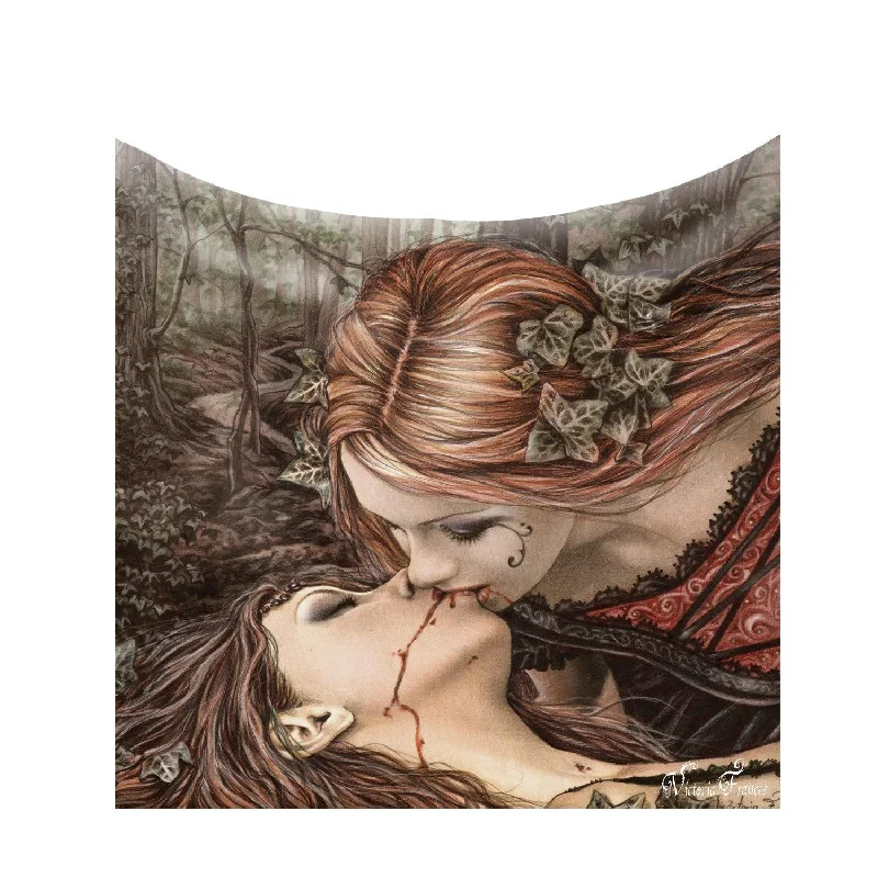 Wild Star - The Lovers Kiss -  Fleece Blanket by Victoria Frances