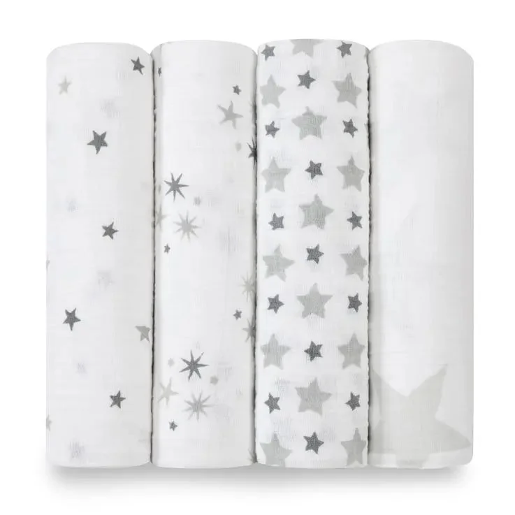 Cotton muslin 4-pack "twinkle"