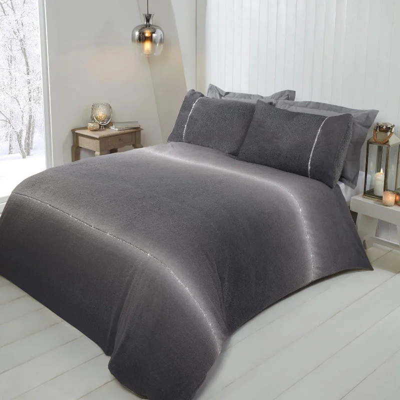 Diamante Teddy Duvet Cover Set