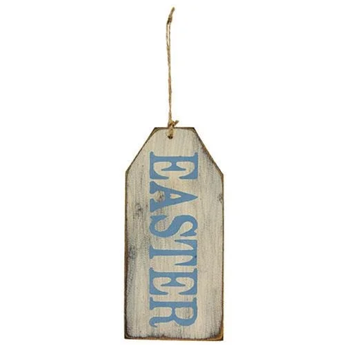 Distressed Wooden Easter Tag Hanger