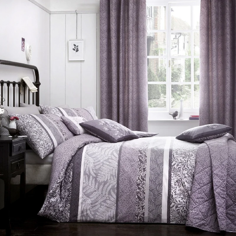 Hanworth Heather Reversible Duvet Set