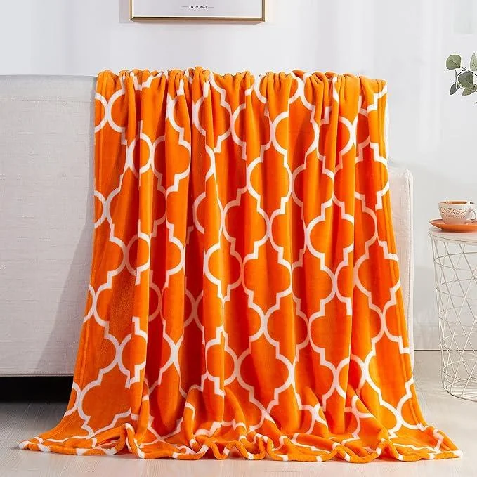 Quatrefoil Orange