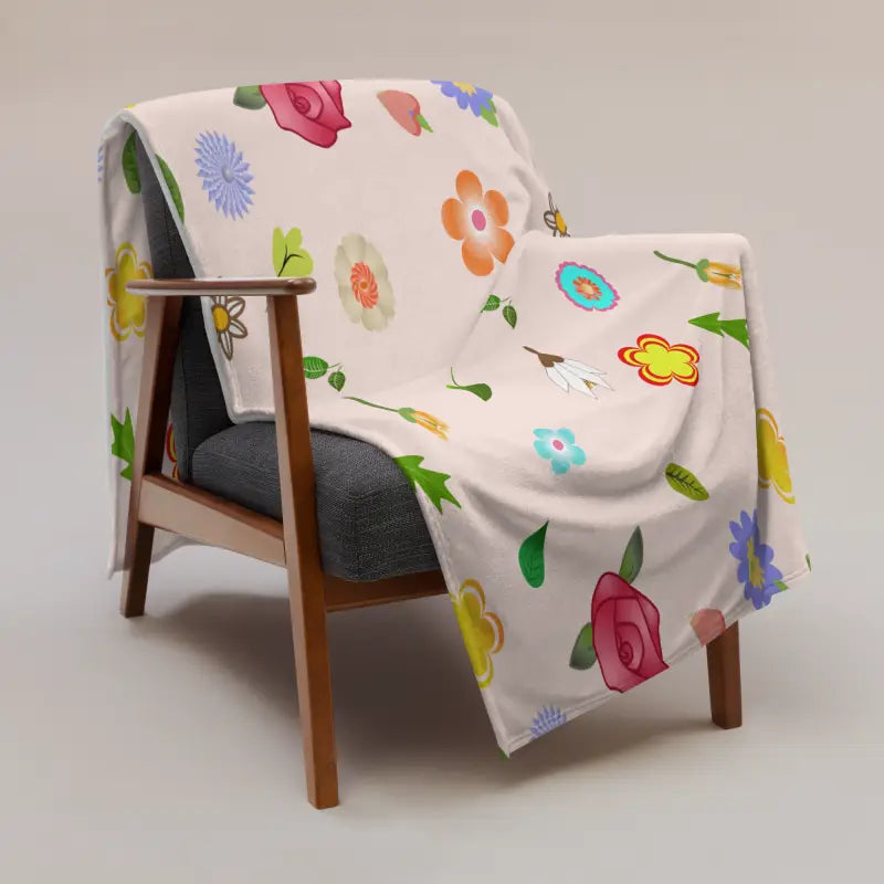 Indulge in Luxury with our Floral Soft Silk Throw Blanket