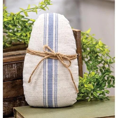 Large Feed Sack Egg With Jute Bow