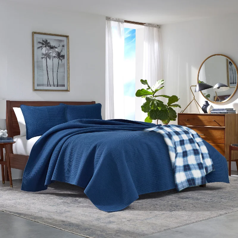 Nautica Northsail Plaid Blue Twin Blanket