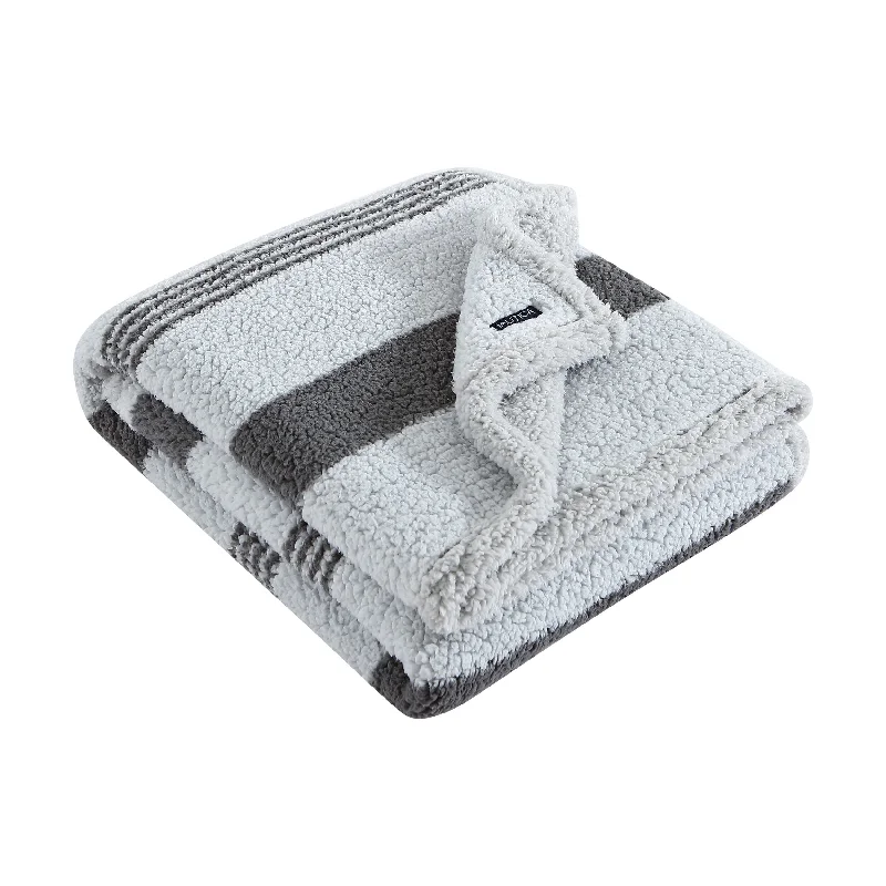 Nautica Saltmarsh Reversible Throw Blanket