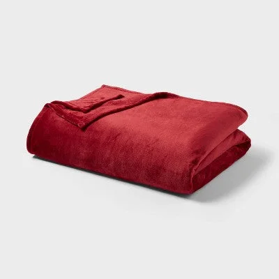 New - Jumbo Family Blanket Red - Threshold