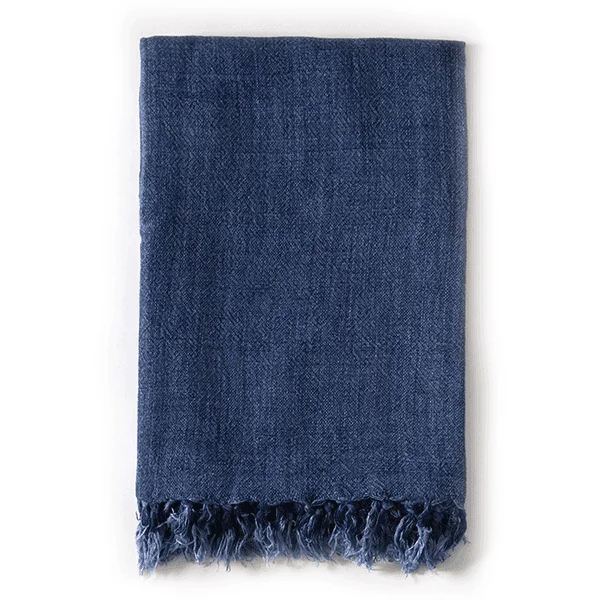 Pom Pom at Home Montauk Blanket - Indigo