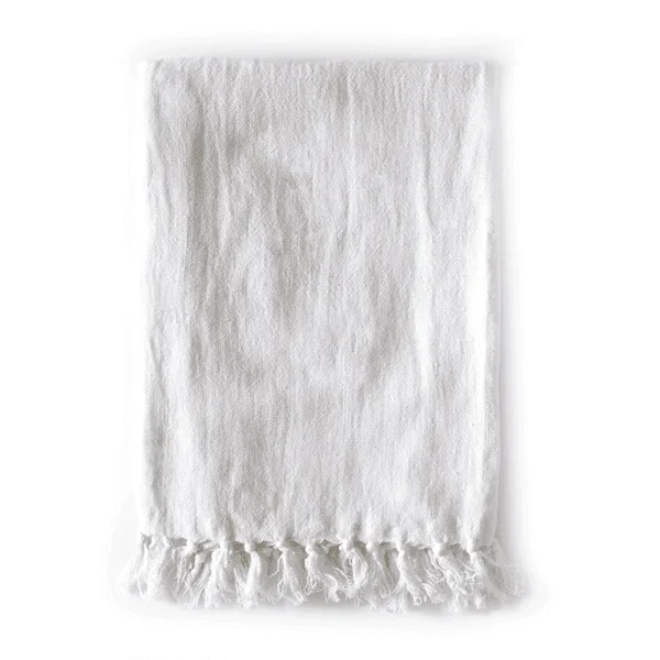 Pom Pom at Home Montauk Blanket - White