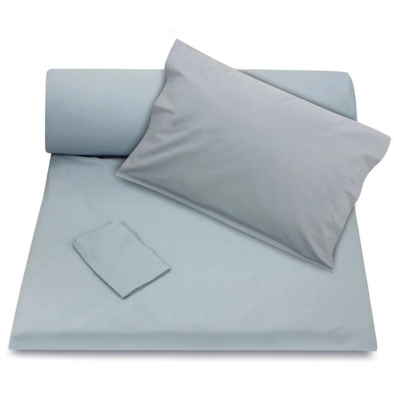 Powder Blue Duvet Cover + Pillowcases (350 TC)