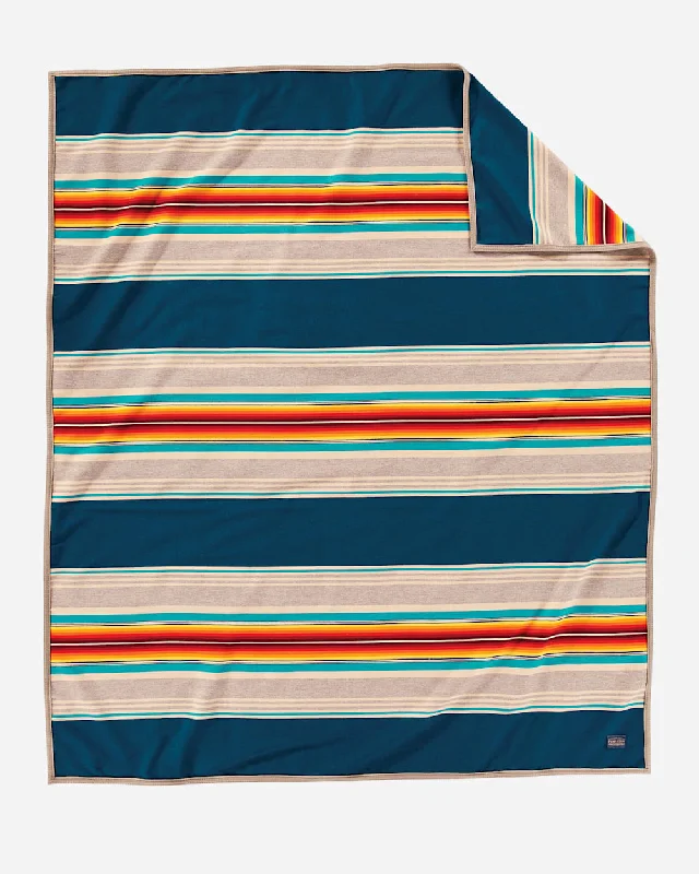 Serape Stripe Wool Blankets