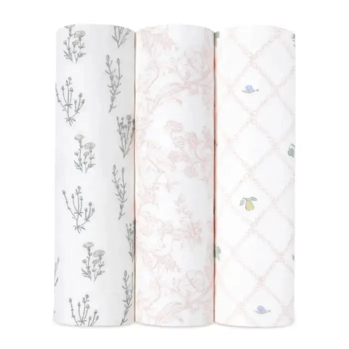 Silky soft swaddle "french floral"