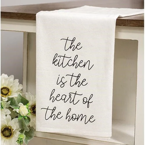 The Kitchen Is The Heart Of The Home Dish Towel