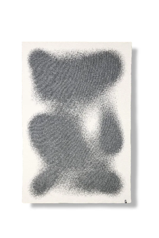 Wool Blanket "Graphite Dust" by Felix Pfäffli