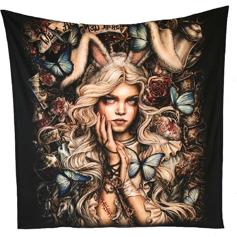 WSH - Back To Wonderland - Fleece Blanket / Throw / Tapestry