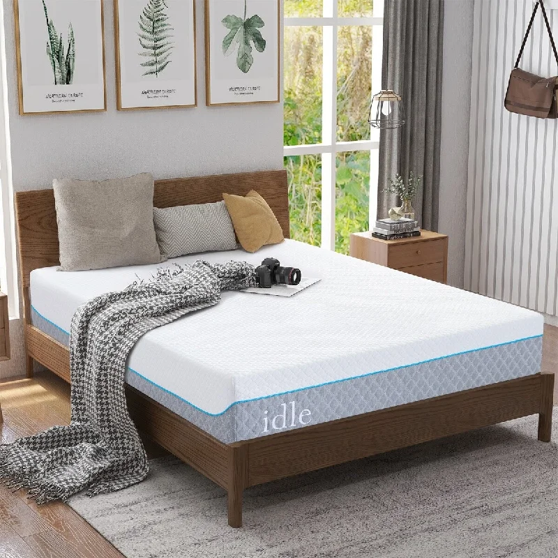 12 inch Gel Memory Foam Mattress, Cooling Medium Feel Bed Mattress in a Box, CertiPUR-US