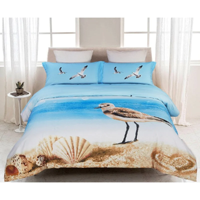 3 piece King Sea Life Comforter Set