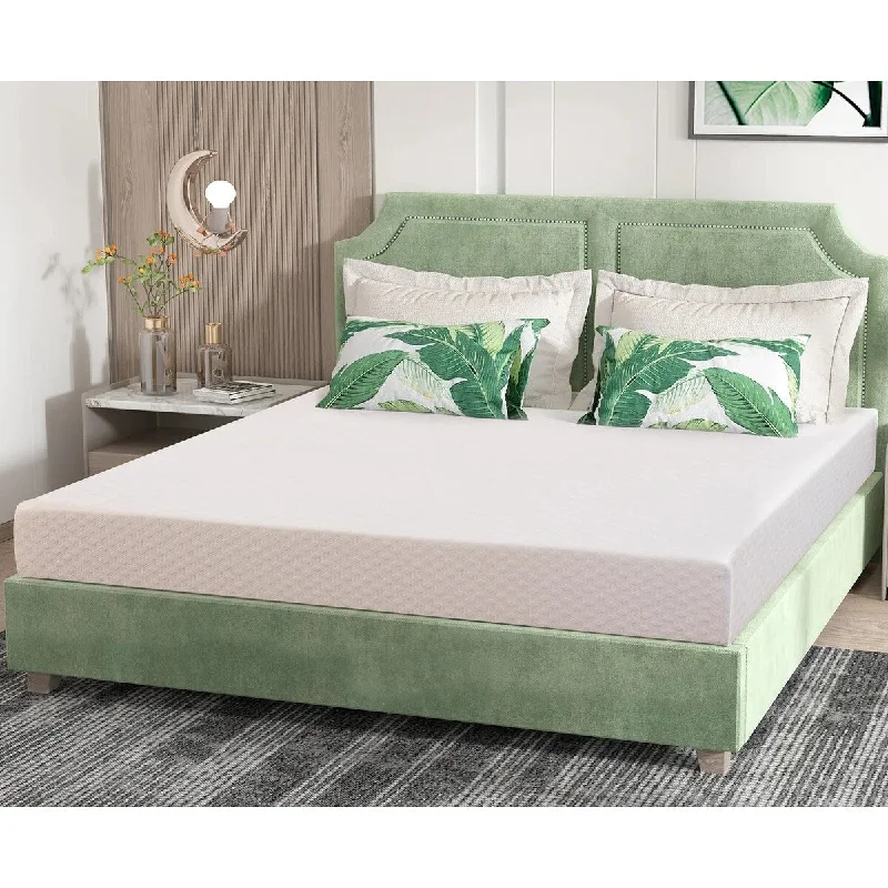 8 Inch Gel Memory Foam Mattress with Washable Fabric Cover