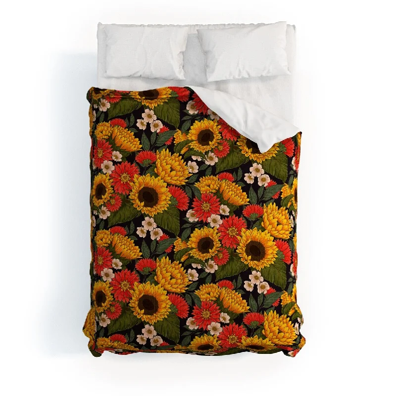 Avenie Sunflower Meadow Made To Order Full Comforter Set