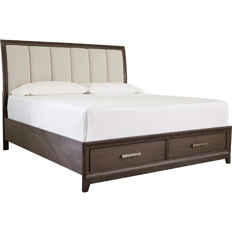 Brueban California King Storage Bed - Gray