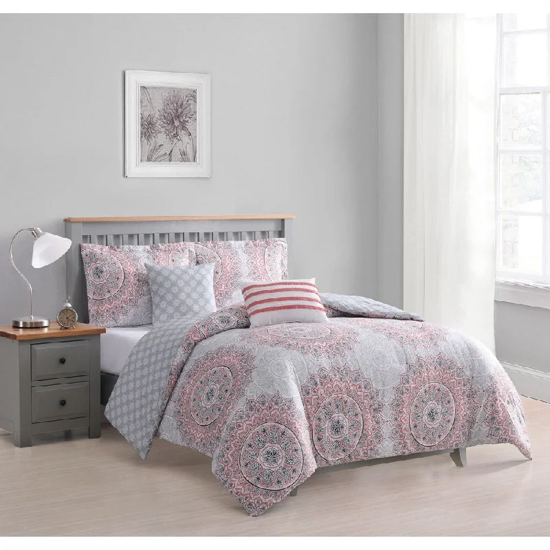 Boho Living Annabelle 5-Piece Reversible Comforter Set