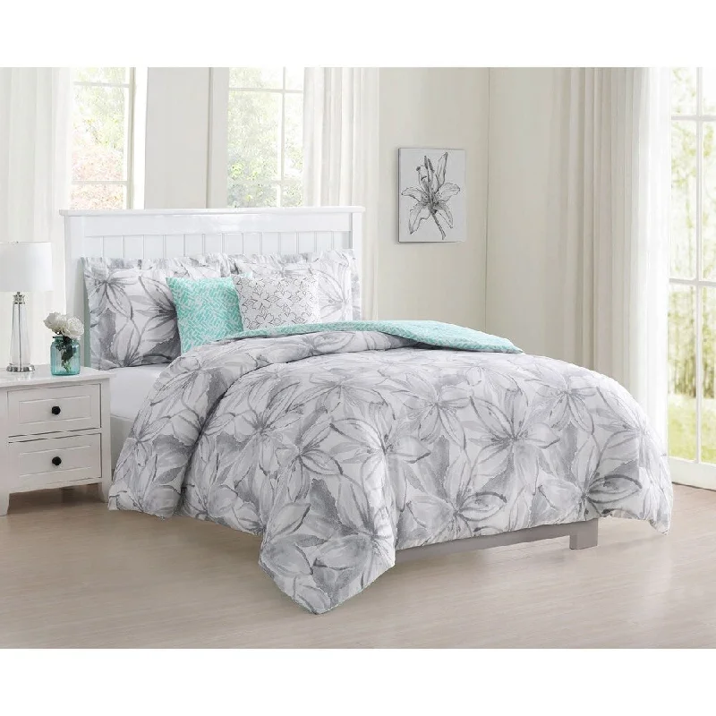 Boho Living Belle 5-Piece Reversible Comforter Set