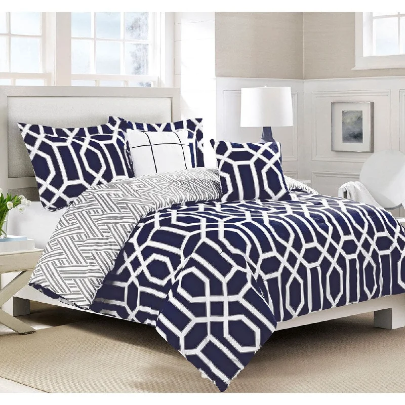 Boho Living Runa 5-Piece Reversible Comforter Set