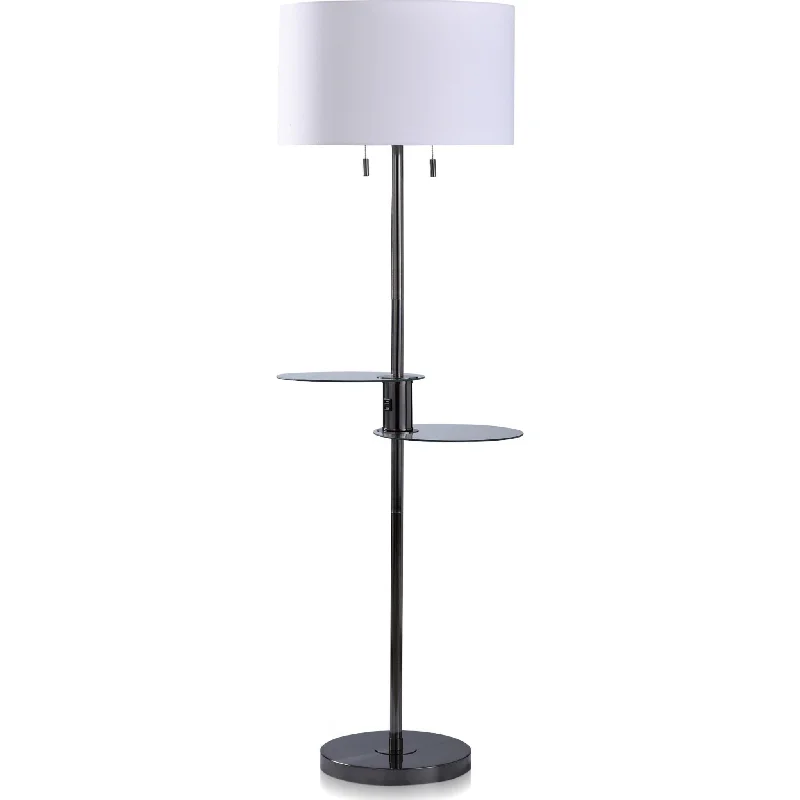 Brushed Nickel Floor Lamp 61.00"