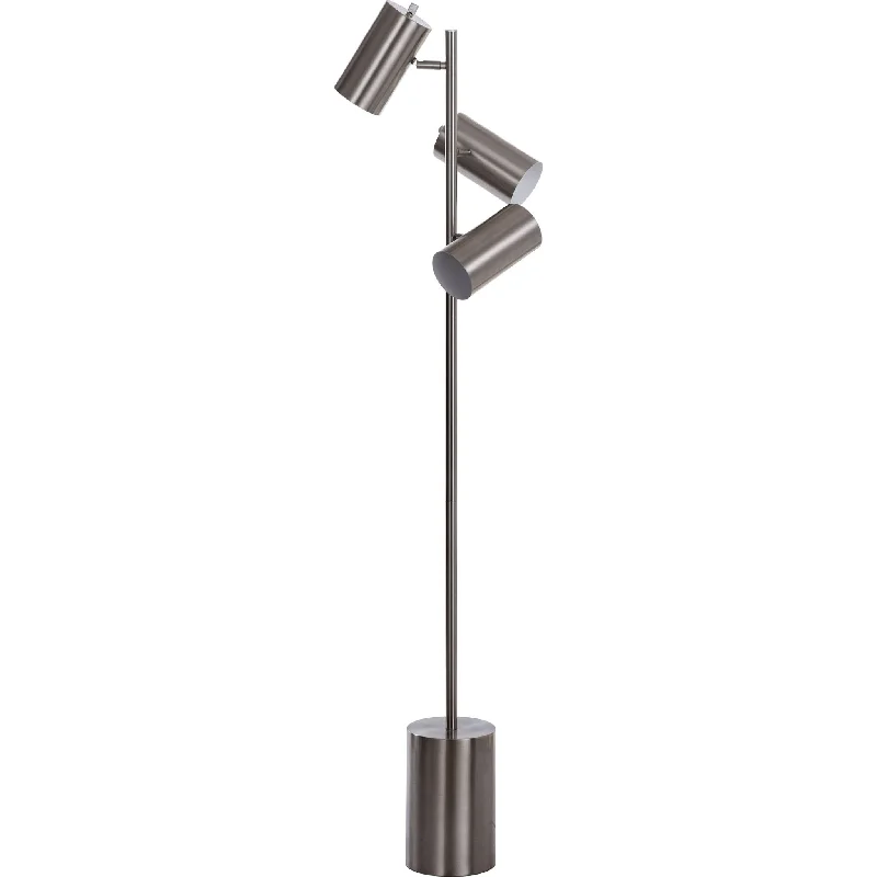 Brushed Steel Floor Lamp 61.00"