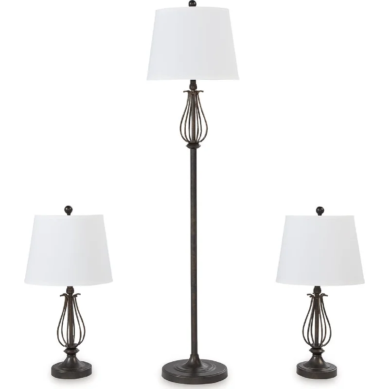 Brycestone Lamp Set-2 Table 1 Floor 57.00"