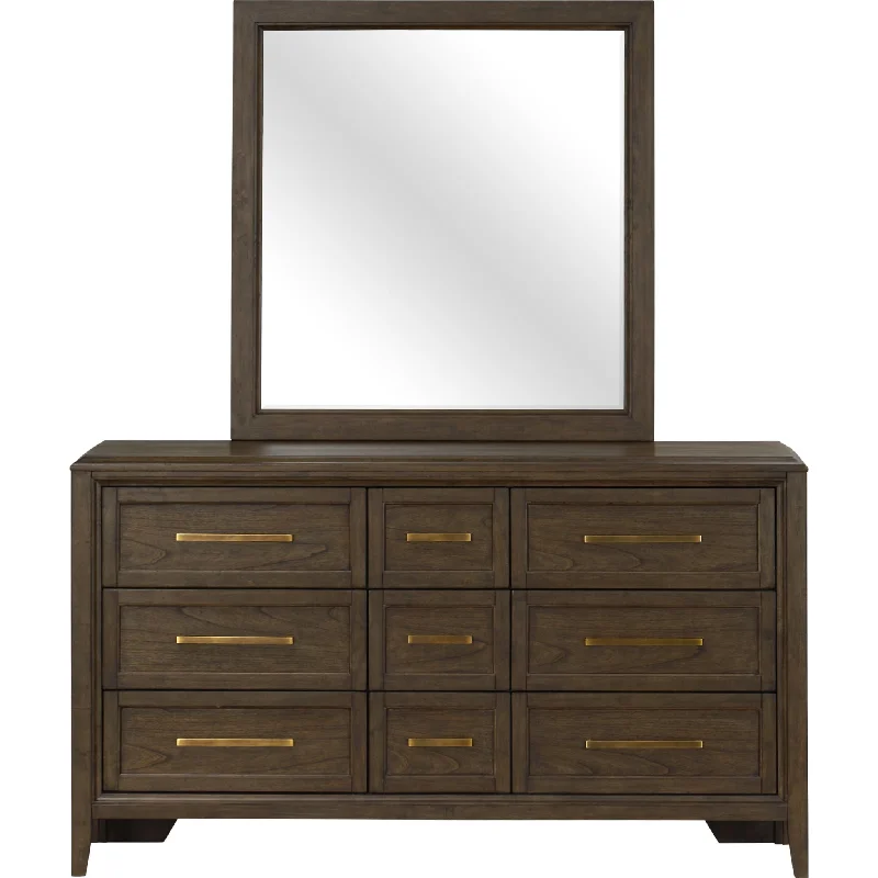 Bryson Dresser and Mirror - Smokey Bronze