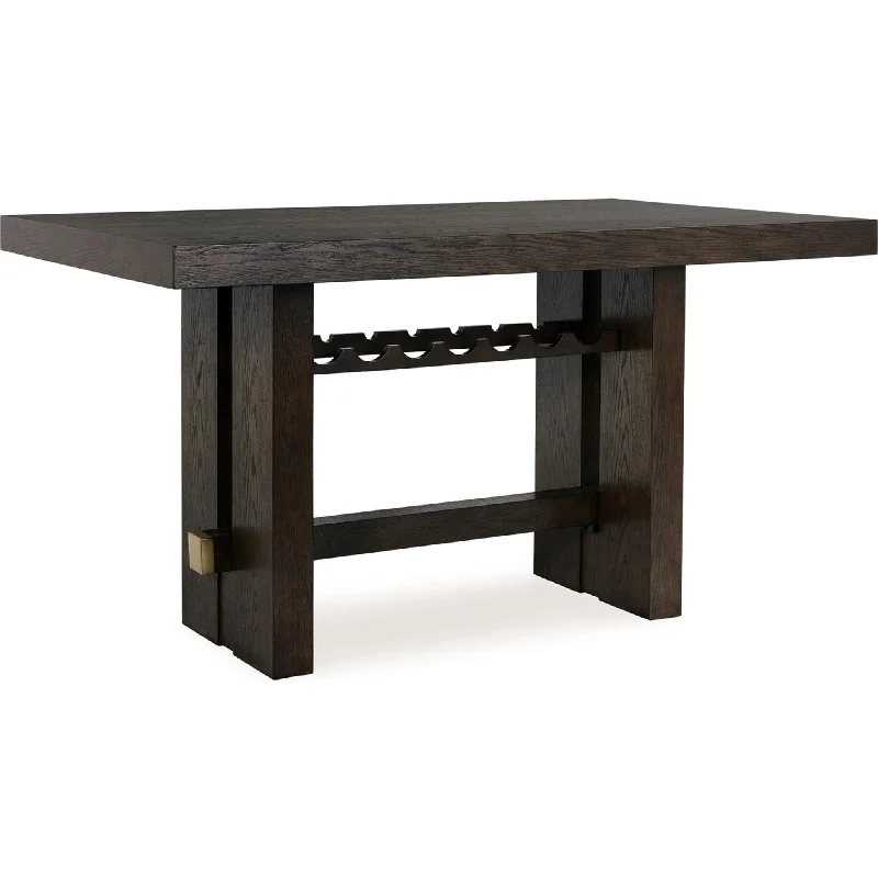 Burkhaus Counter Height Table - Dark Brown - (D984-32)