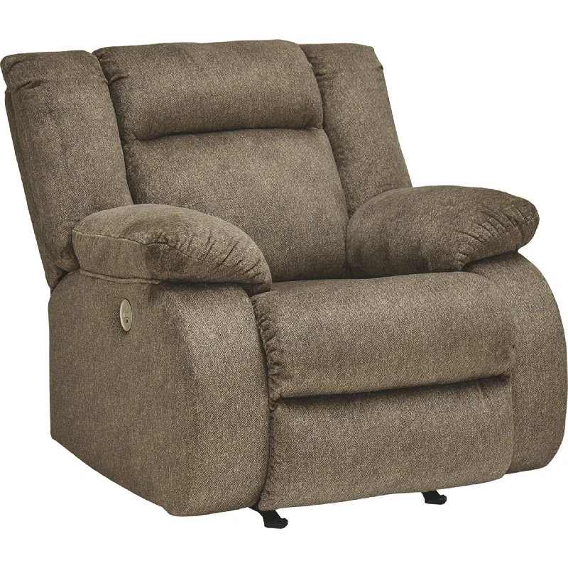 Burkner Power Rocker Recliner - Mocha