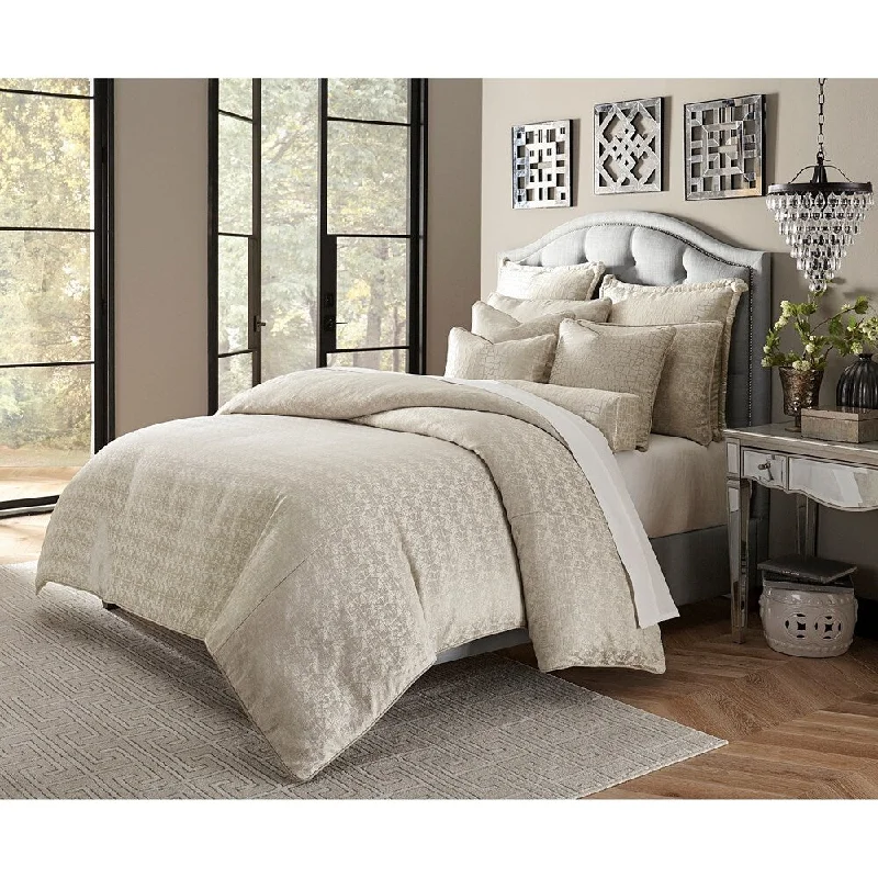 Carlyle 10-Piece Platinum King Comforter Set